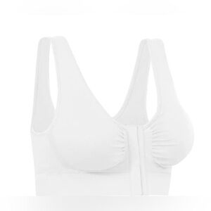 NWOT MIRACLE BAMBOO COMFORT BRA - White- XL BUST 40-43